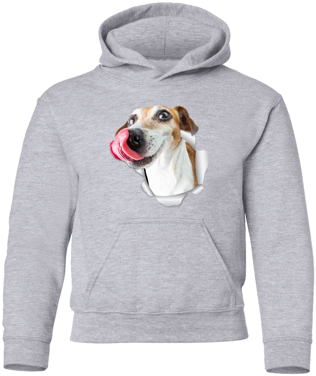 G185B Gildan Youth Pullover Hoodie - Sport Grey