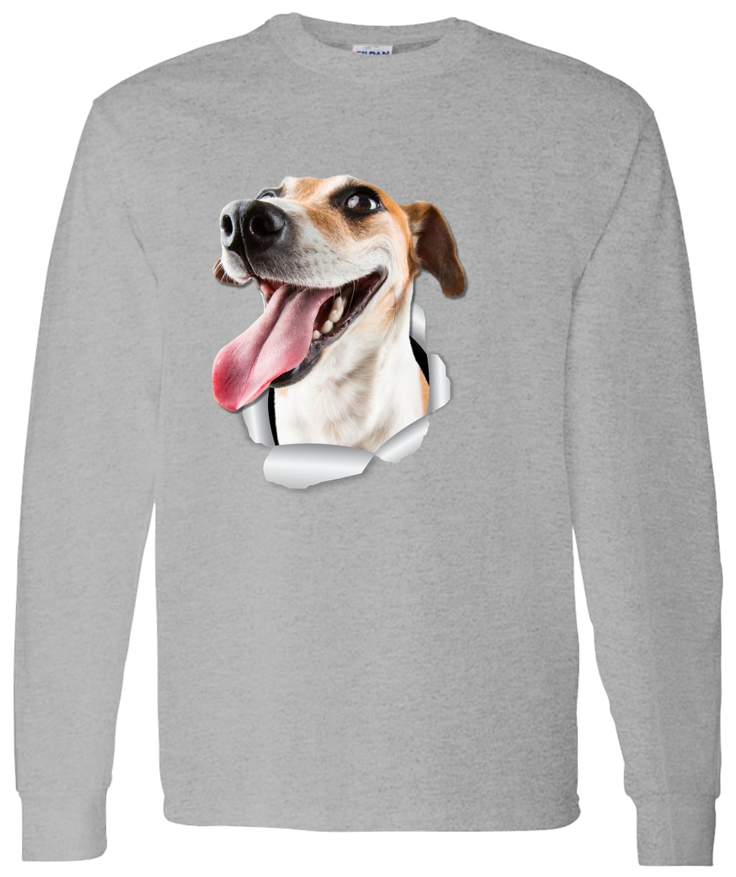 G540 LS T-Shirt 5.3 oz. - Sport Grey