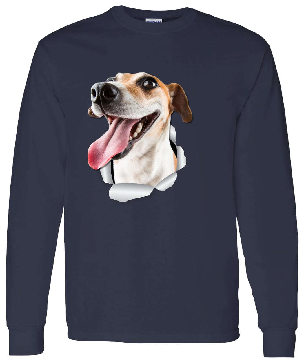 G540 LS T-Shirt 5.3 oz. - Navy