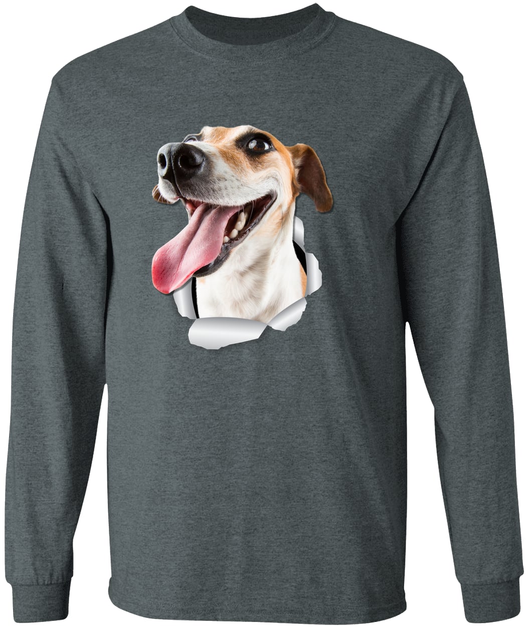 G540 LS T-Shirt 5.3 oz. - Dark Heather