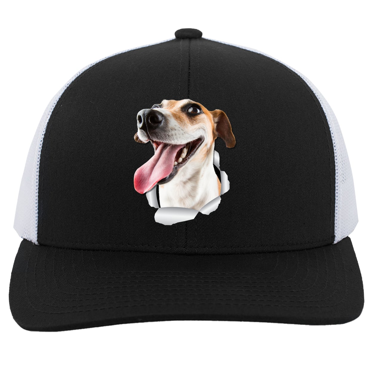 104C Trucker Snap Back - Black/White
