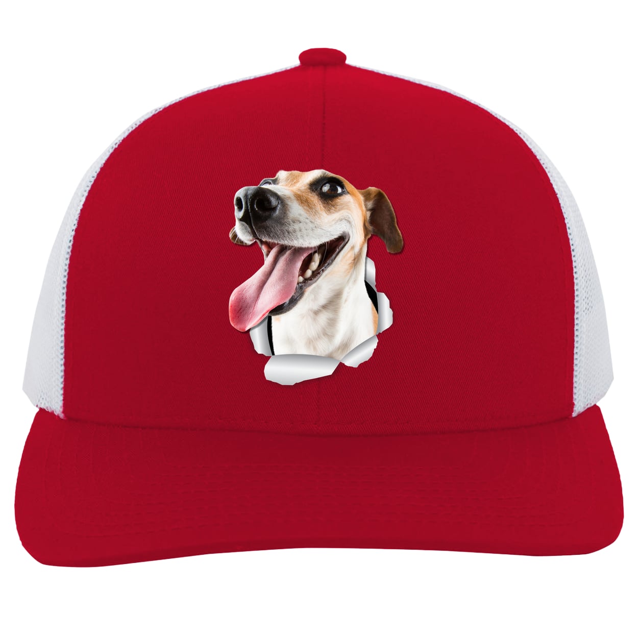 104C Trucker Snap Back - Red/White