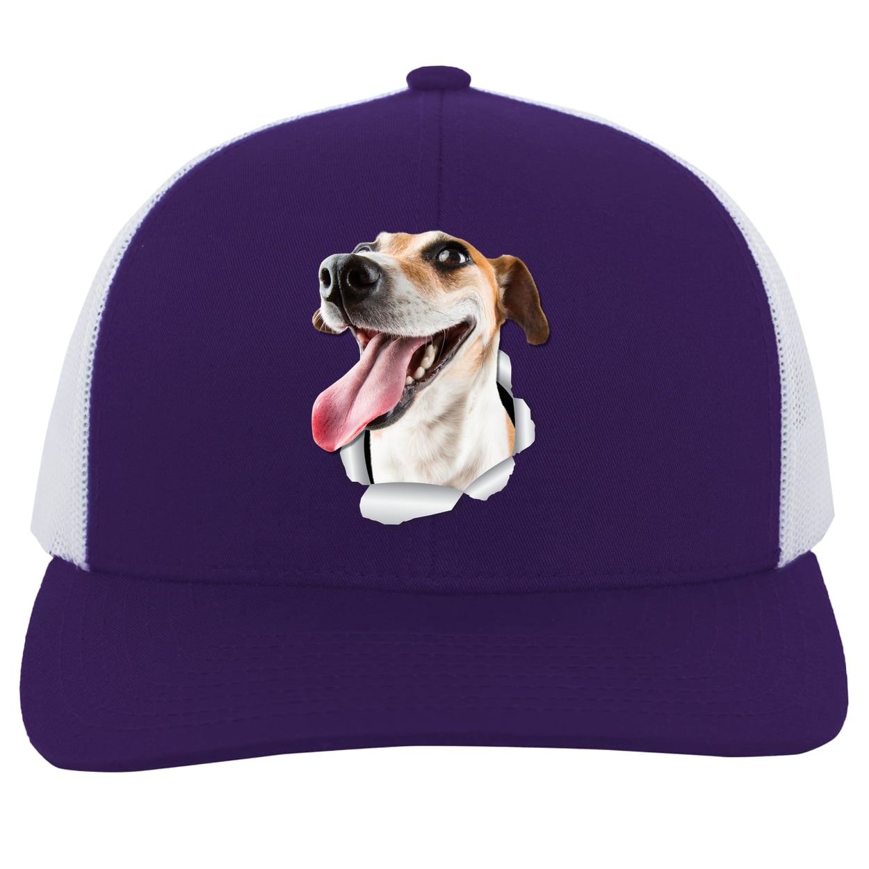 104C Trucker Snap Back - Purple/White