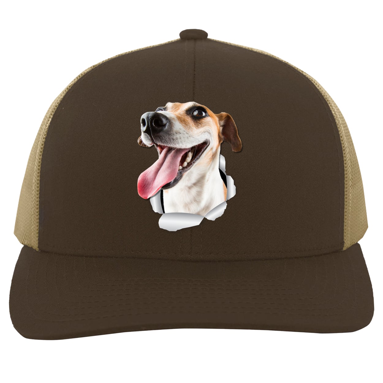 104C Trucker Snap Back - Brown/Khaki