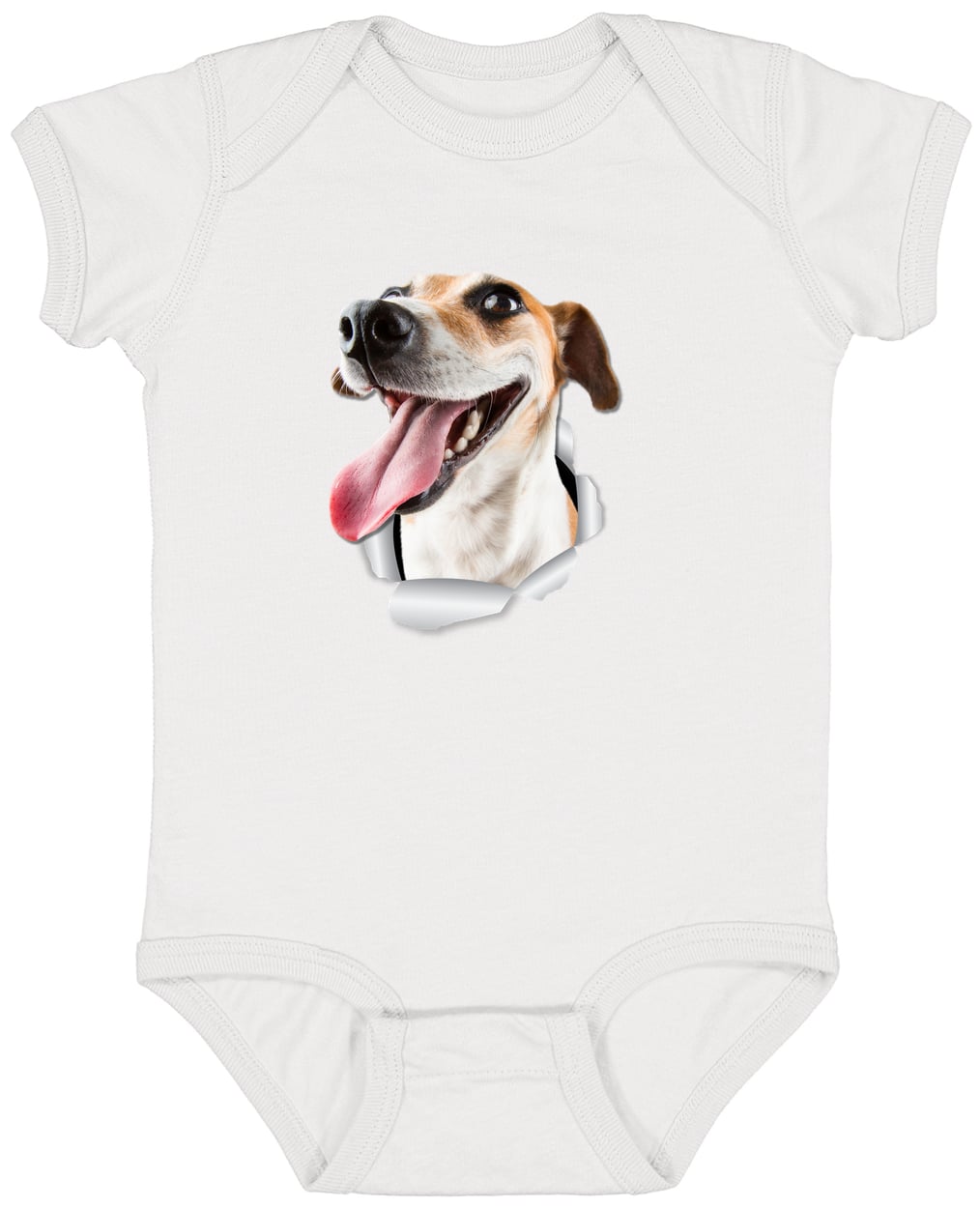 4424 Infant Fine Jersey Bodysuit - White