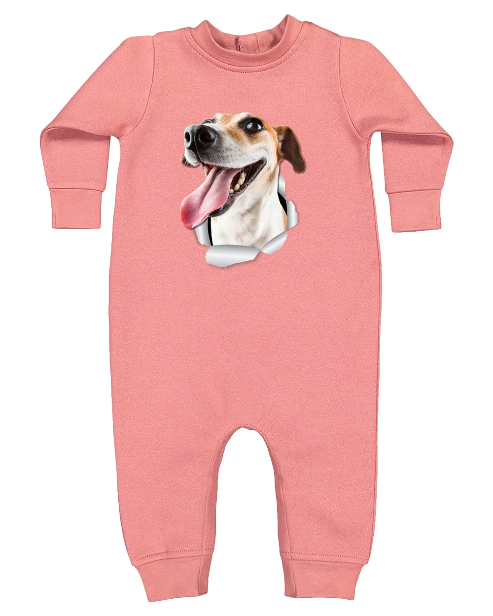 4447 Rabbit Skins Infant Fleece One-Piece Bodysuit - Mauvelous