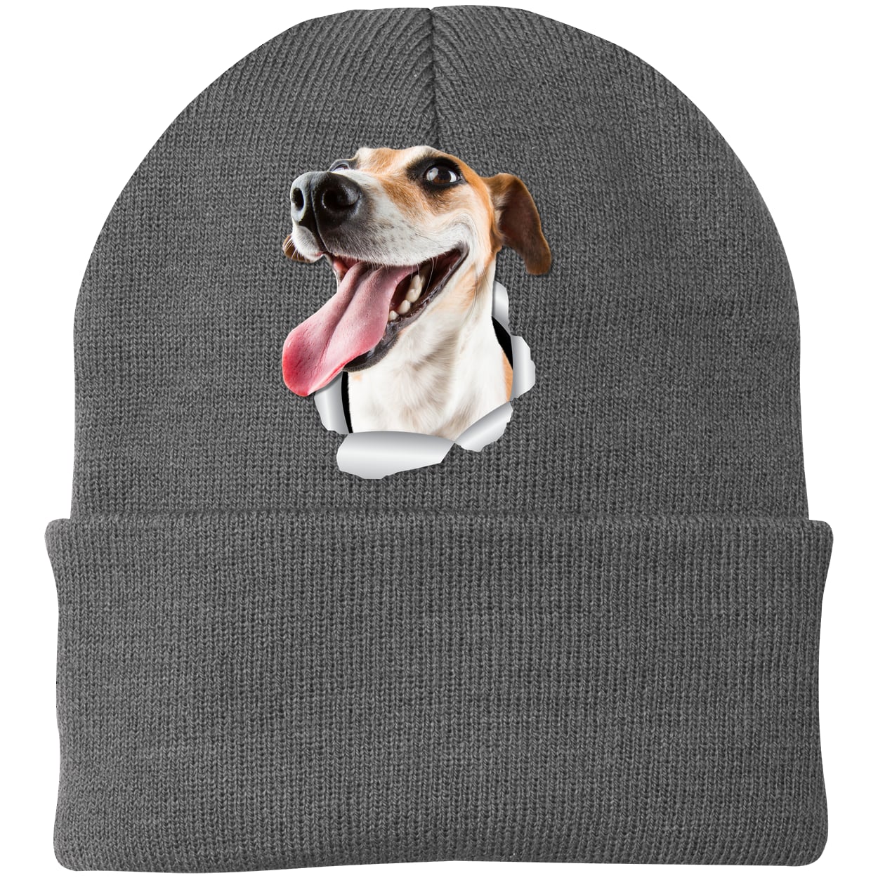 CP90 Port & Company Knit Beanie - Athletic Oxford