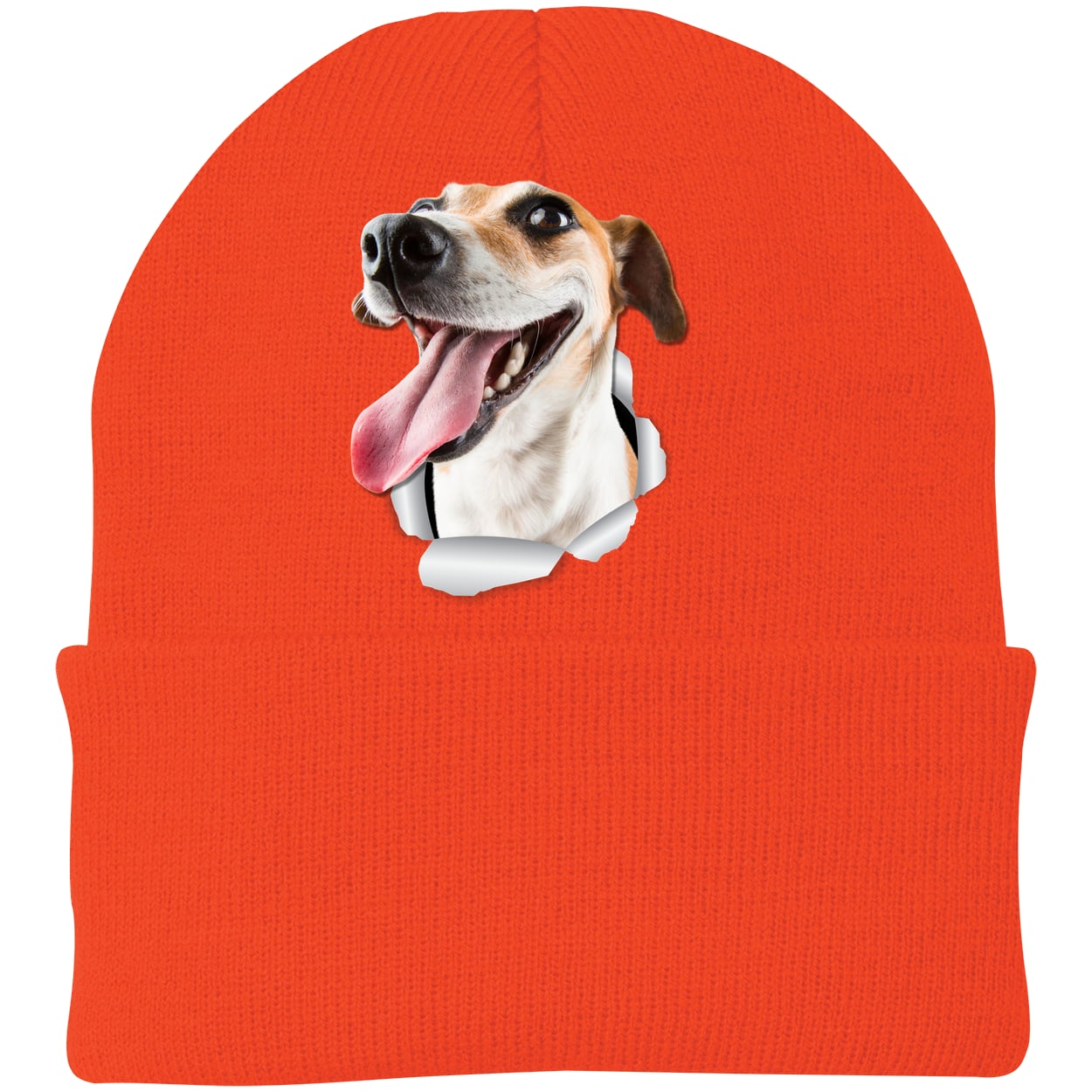 CP90 Port & Company Knit Beanie - Athletic Orange