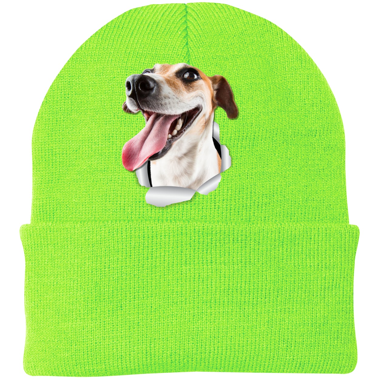 CP90 Port & Company Knit Beanie - Neon Green