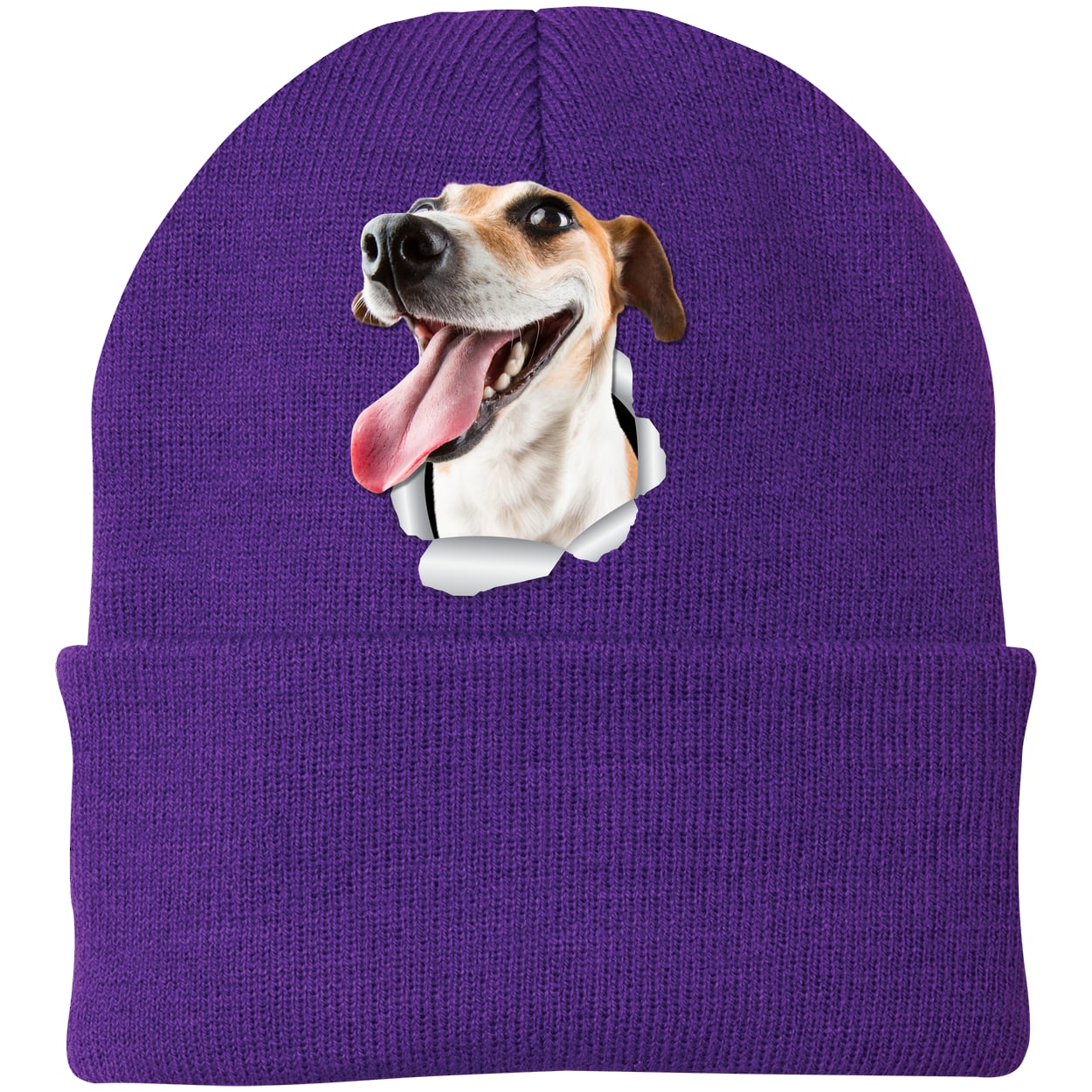 CP90 Port & Company Knit Beanie - Athletic Purple