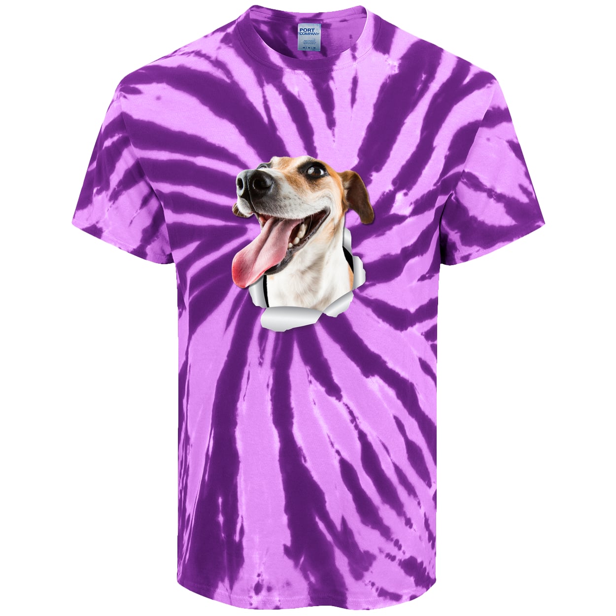PC147 Port & Company Tie-Dye Tee - Purple