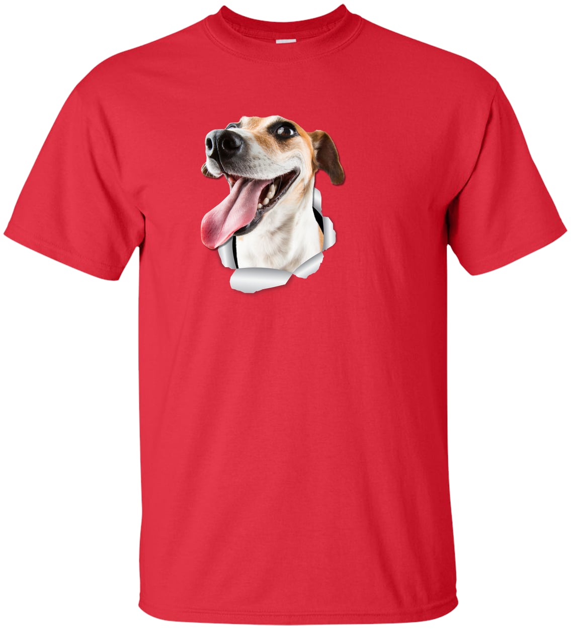 G200T Gildan Mens Tall Ultra Cotton Tee - Red