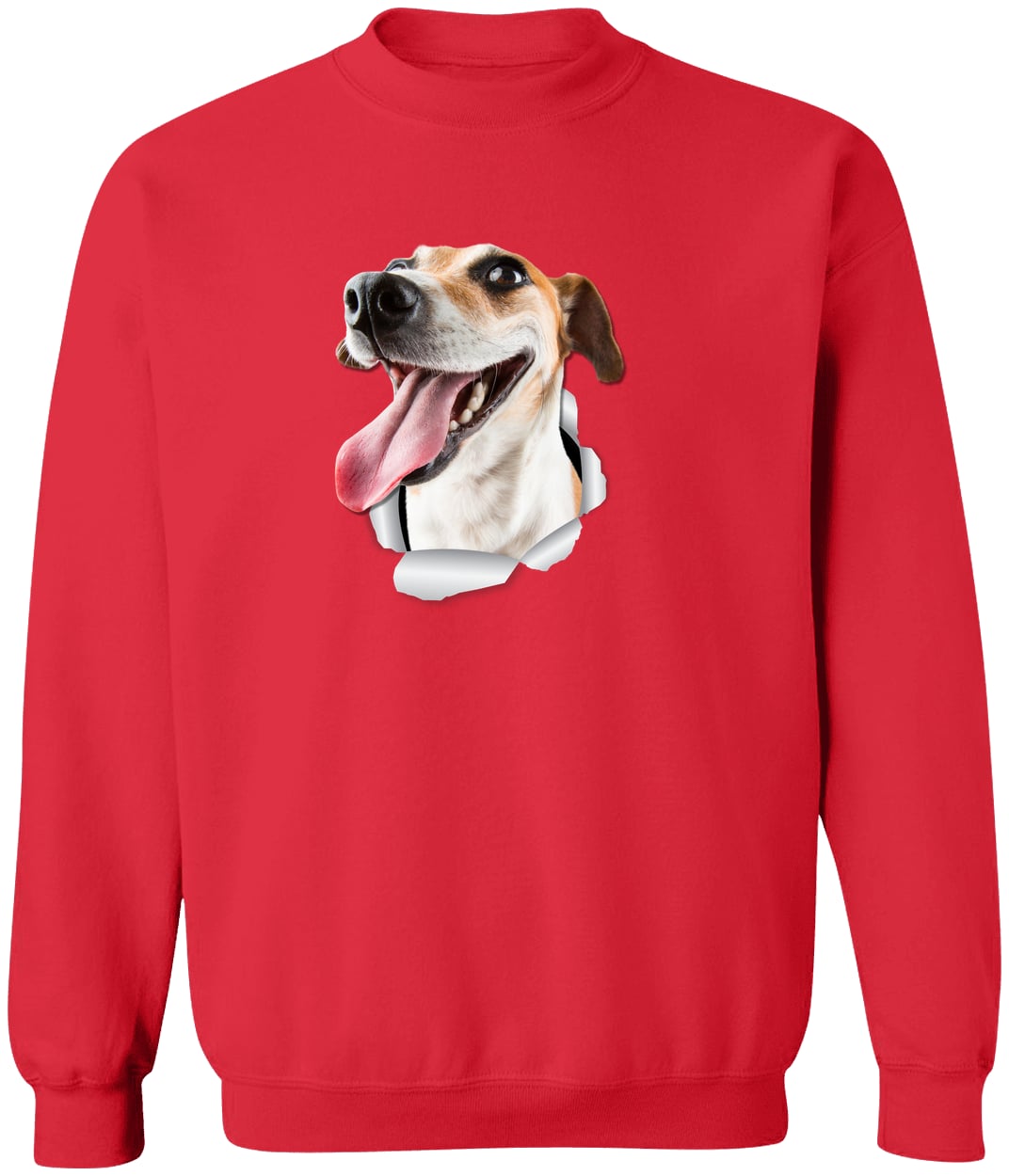 G180 Gildan Crewneck Pullover Sweatshirt - Red