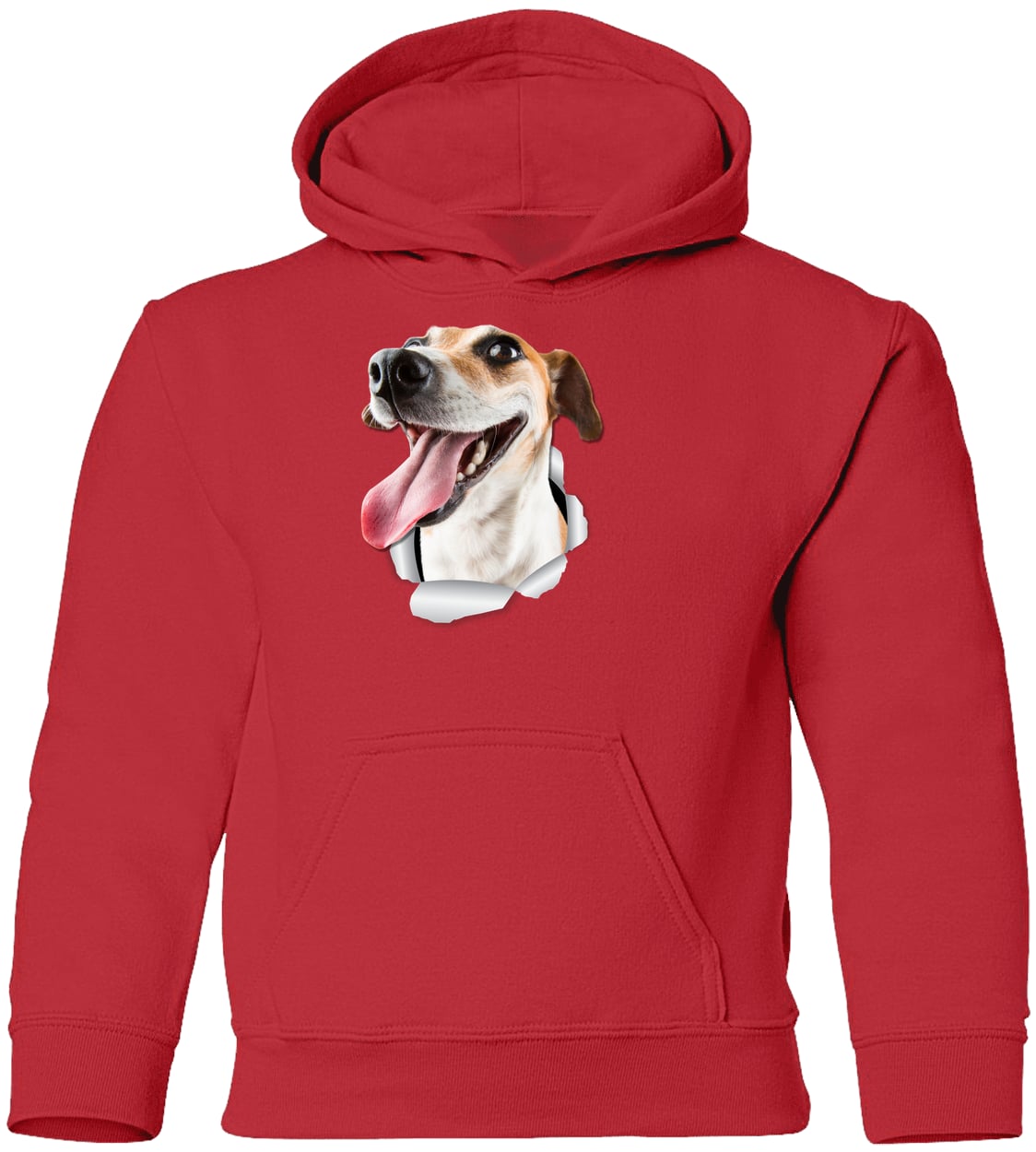 G185B Gildan Youth Pullover Hoodie - Red