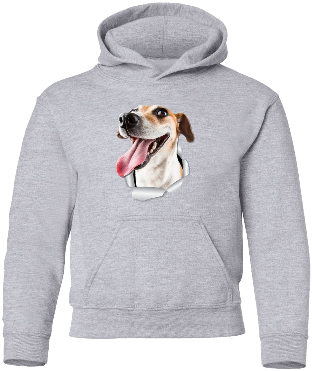 G185B Gildan Youth Pullover Hoodie - Sport Grey