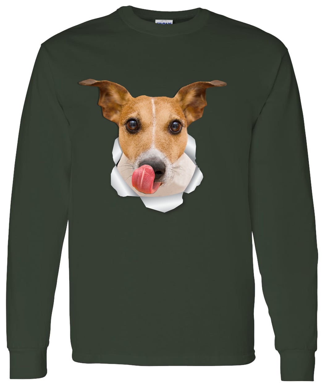 G540 LS T-Shirt 5.3 oz. - Forest Green