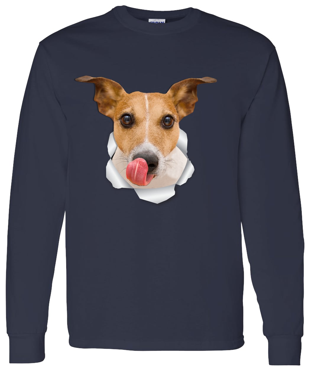 G540 LS T-Shirt 5.3 oz. - Navy