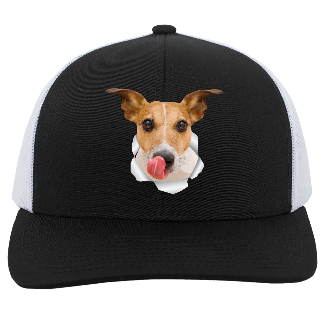 104C Trucker Snap Back - Black/White