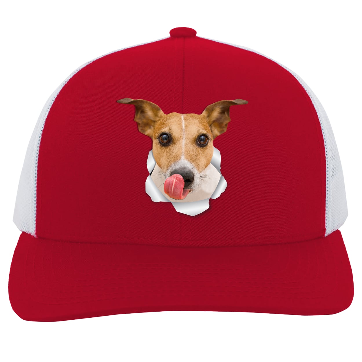104C Trucker Snap Back - Red/White