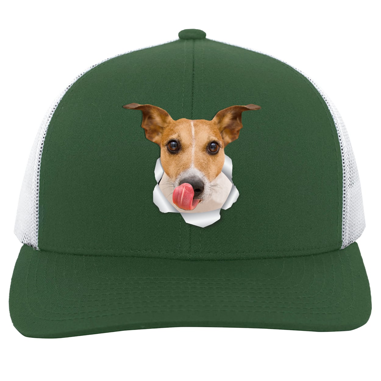 104C Trucker Snap Back - Dark Green/White