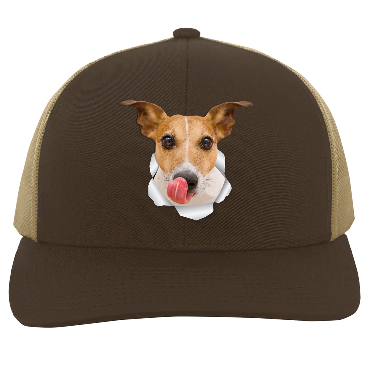 104C Trucker Snap Back - Brown/Khaki