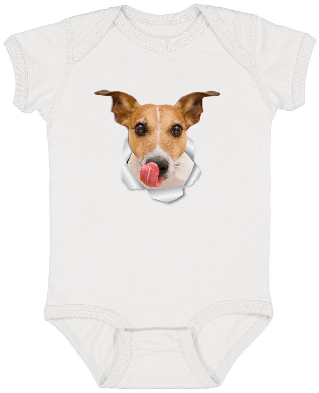 4424 Infant Fine Jersey Bodysuit - White