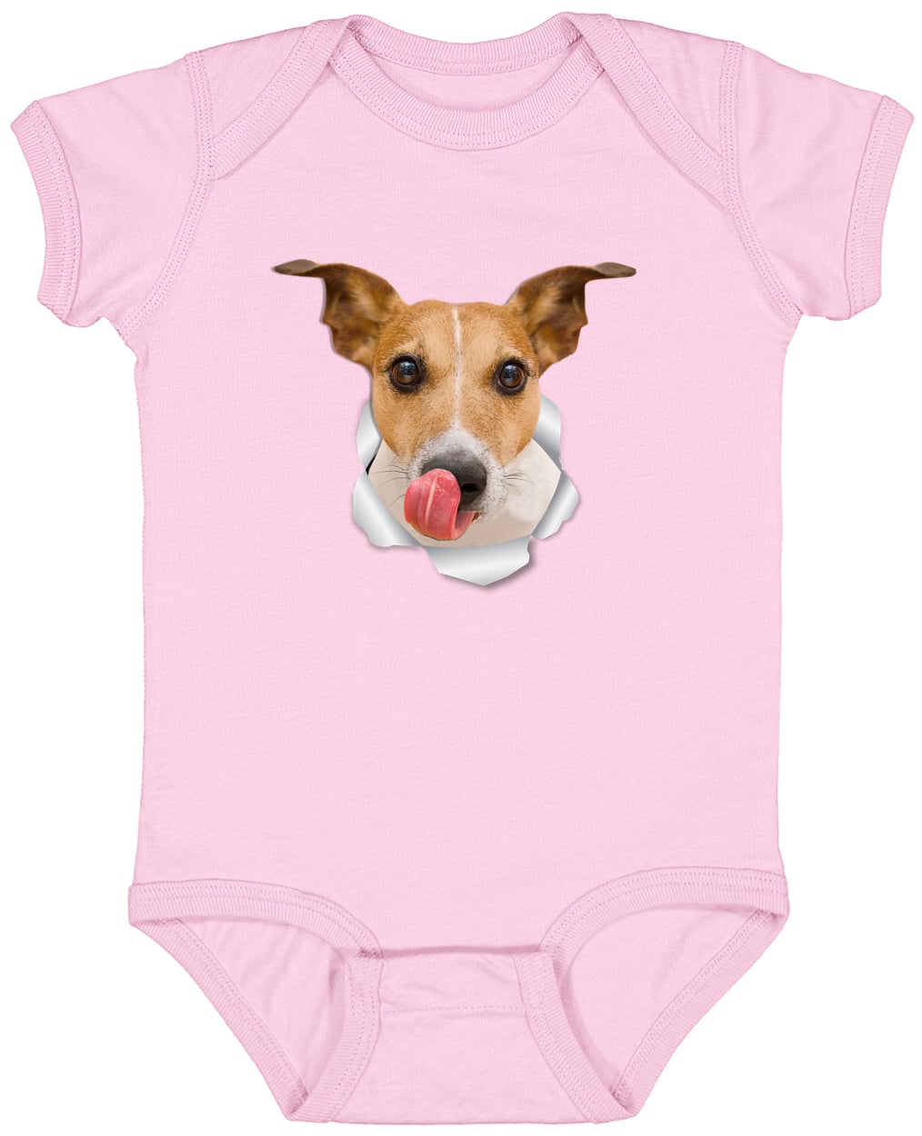 4424 Infant Fine Jersey Bodysuit - Pink