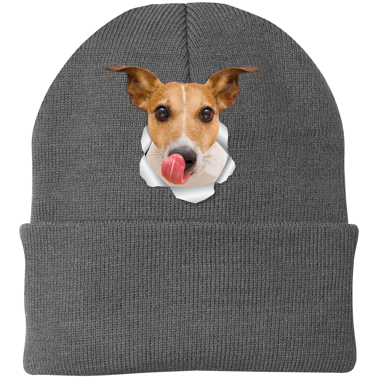 CP90 Port & Company Knit Beanie - Athletic Oxford