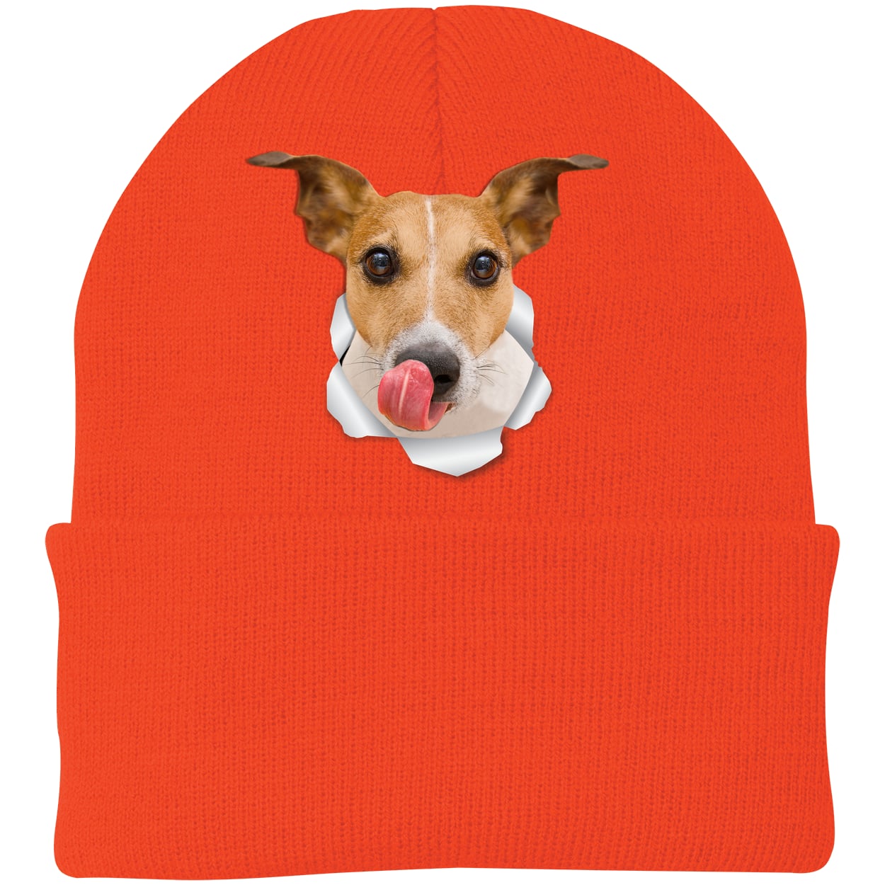 CP90 Port & Company Knit Beanie - Athletic Orange