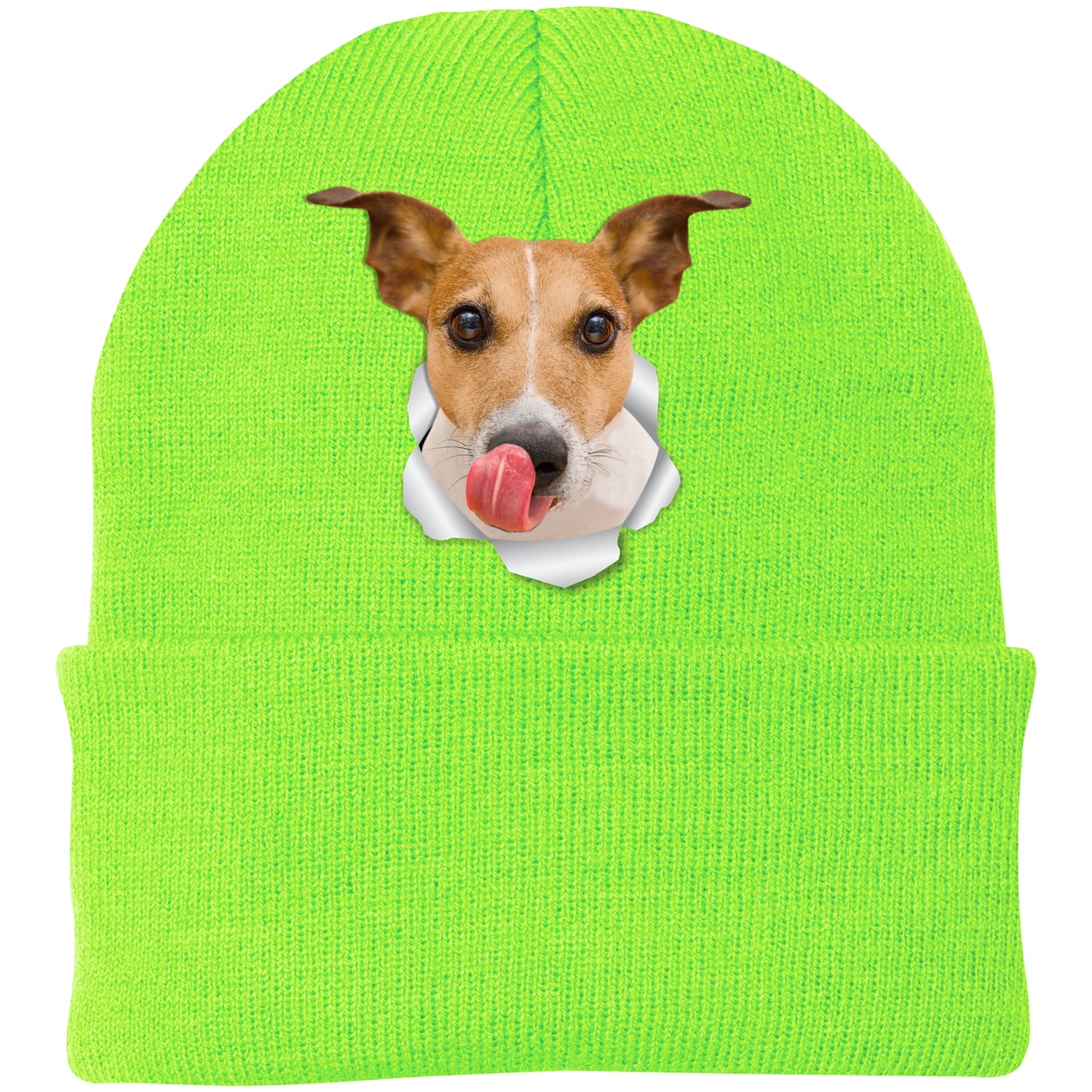 CP90 Port & Company Knit Beanie - Neon Green