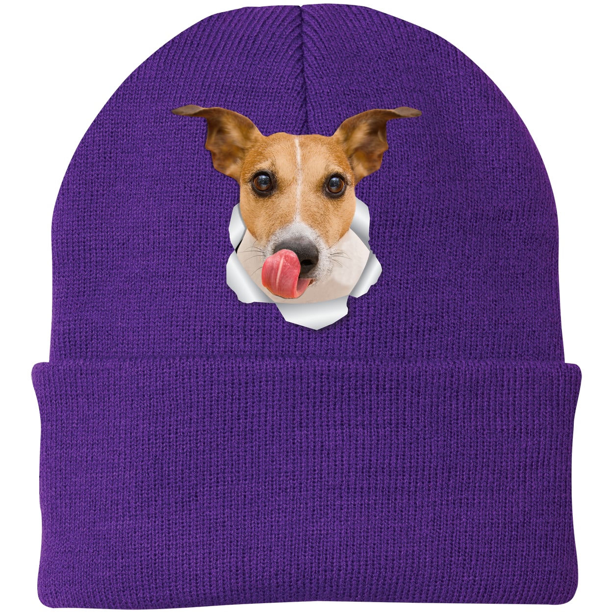 CP90 Port & Company Knit Beanie - Athletic Purple