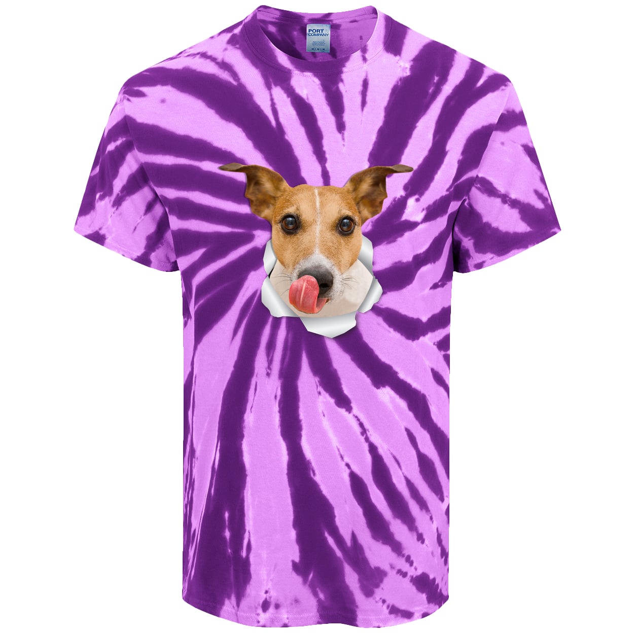 PC147 Port & Company Tie-Dye Tee - Purple