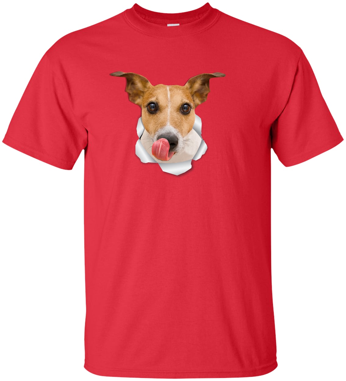 G200T Gildan Mens Tall Ultra Cotton Tee - Red
