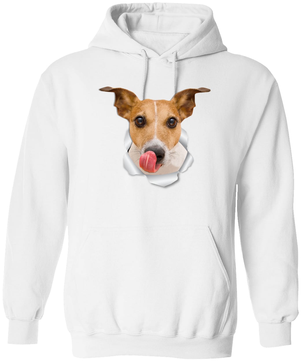 G185 Gildan Pullover Hoodie - White