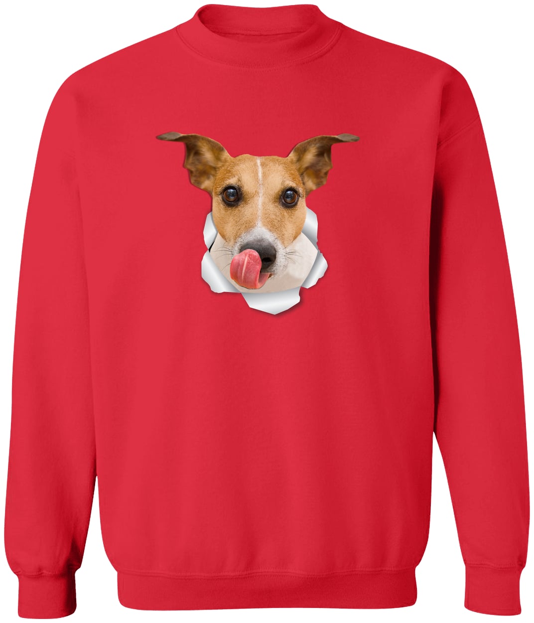 G180 Gildan Crewneck Pullover Sweatshirt - Red