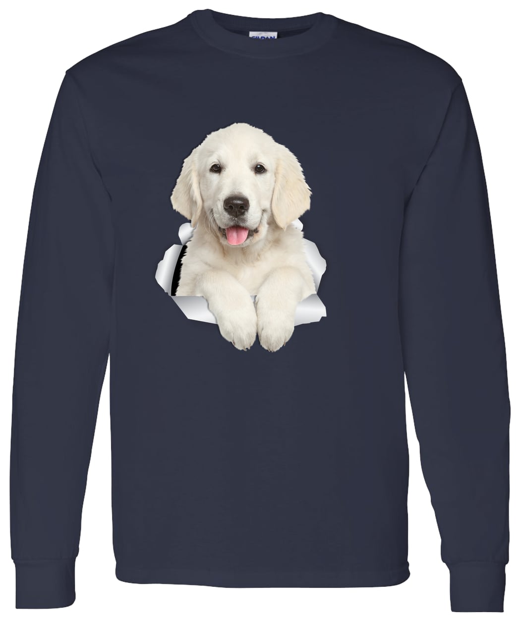 G540 LS T-Shirt 5.3 oz. - Navy