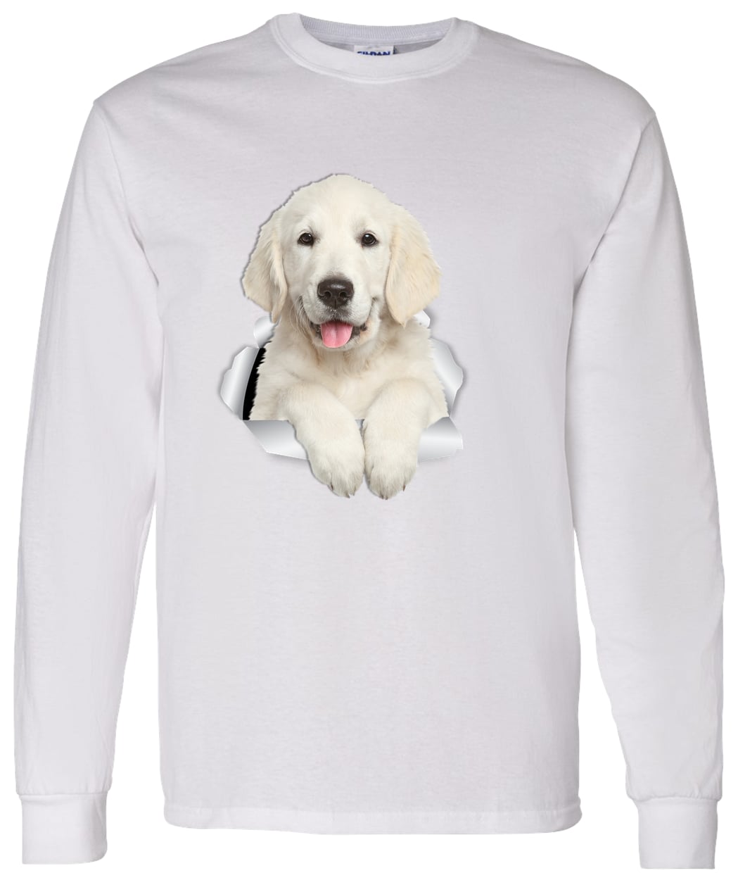 G540 LS T-Shirt 5.3 oz. - White