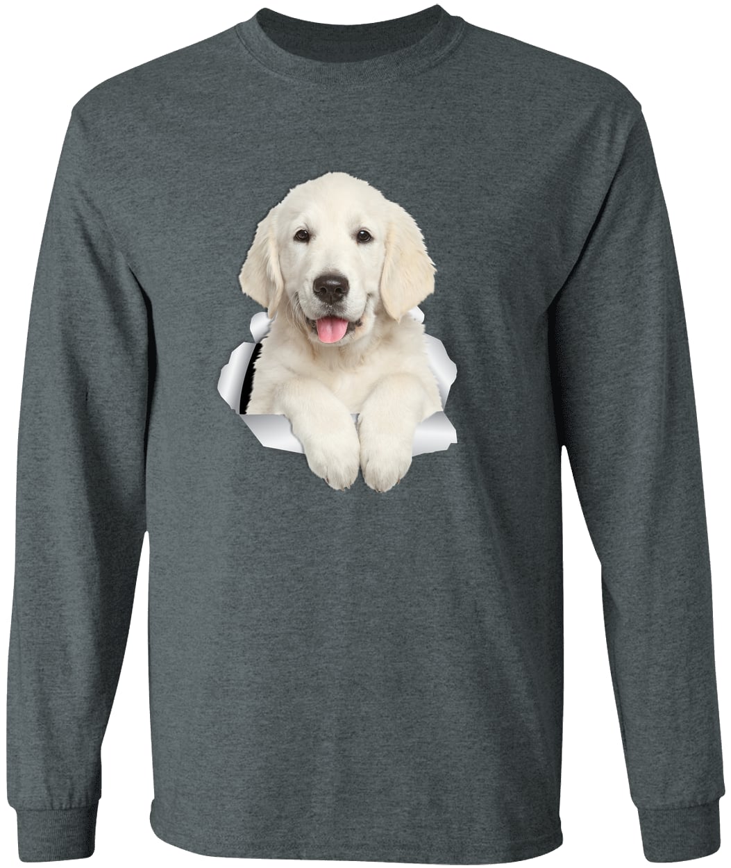 G540 LS T-Shirt 5.3 oz. - Dark Heather