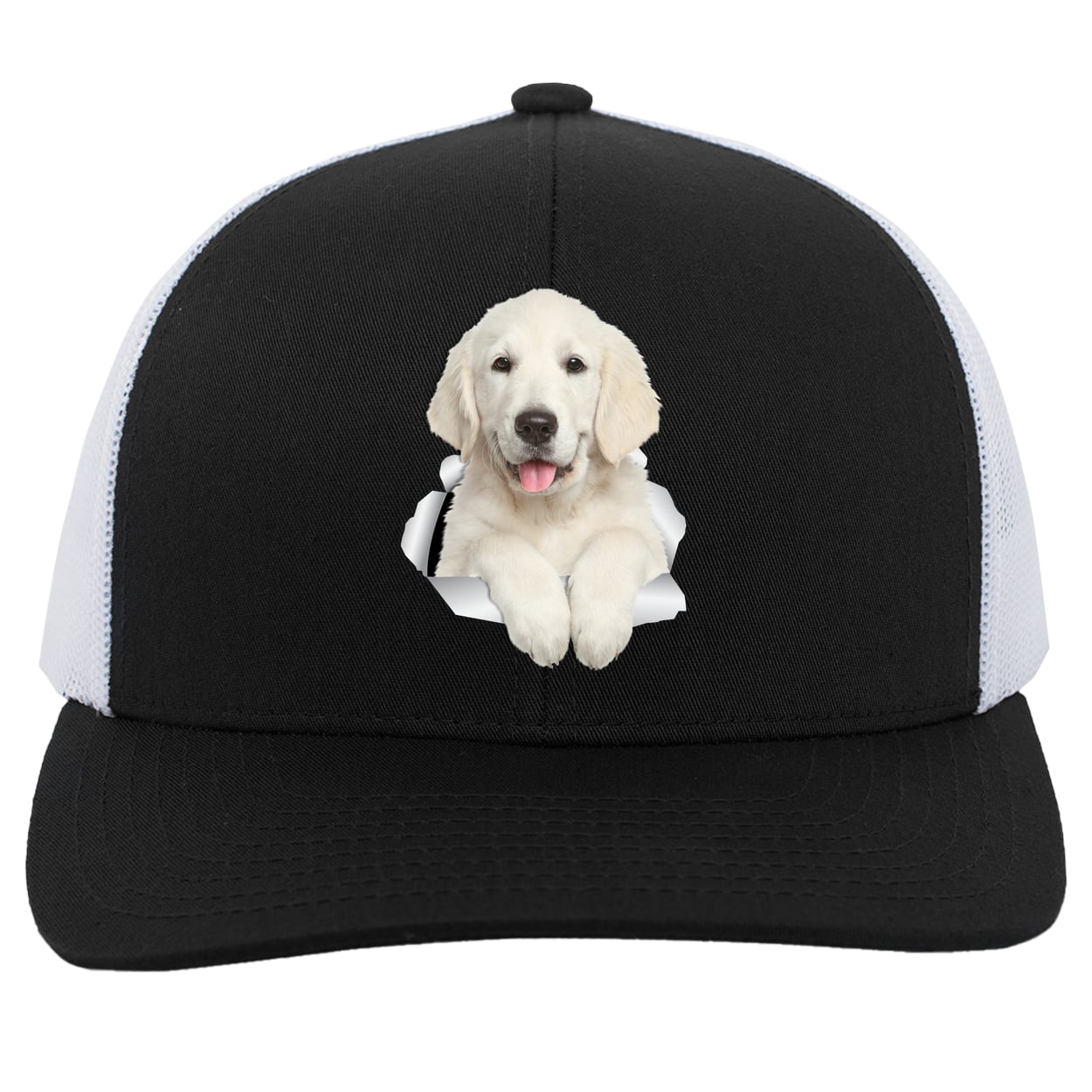 104C Trucker Snap Back - Black/White