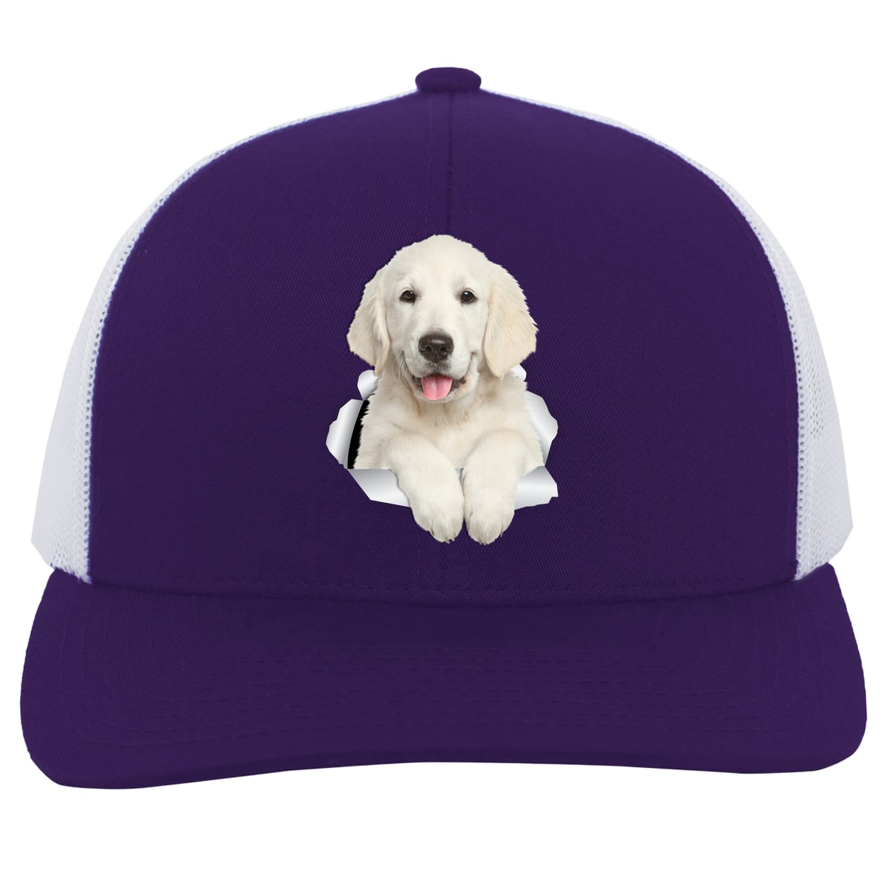 104C Trucker Snap Back - Purple/White