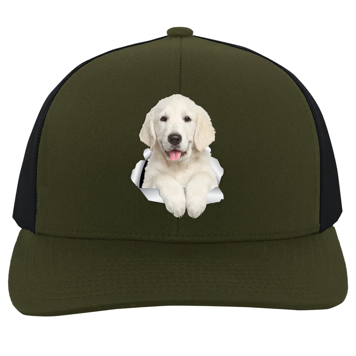 104C Trucker Snap Back - Moss/Charcoal