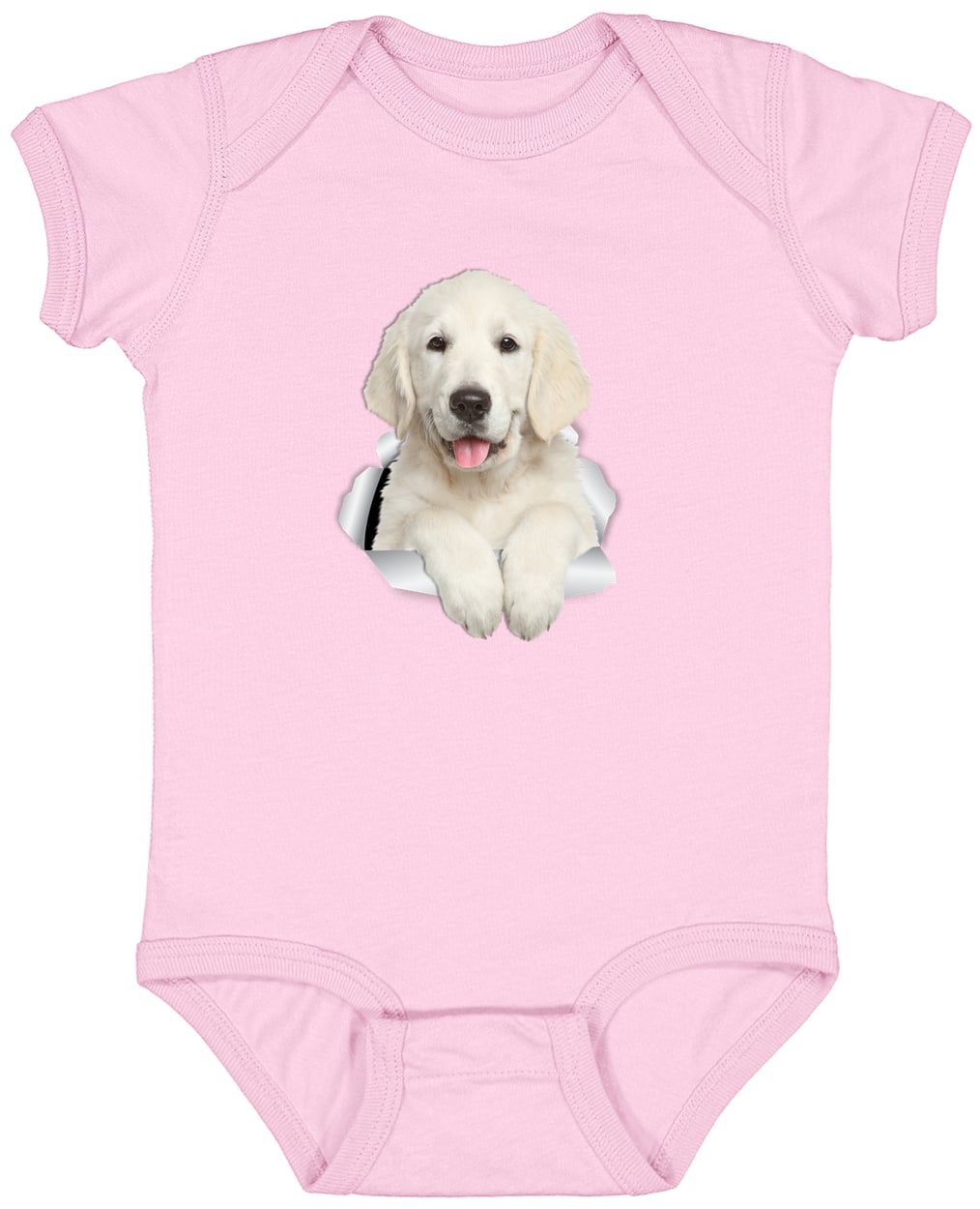4424 Infant Fine Jersey Bodysuit - Pink