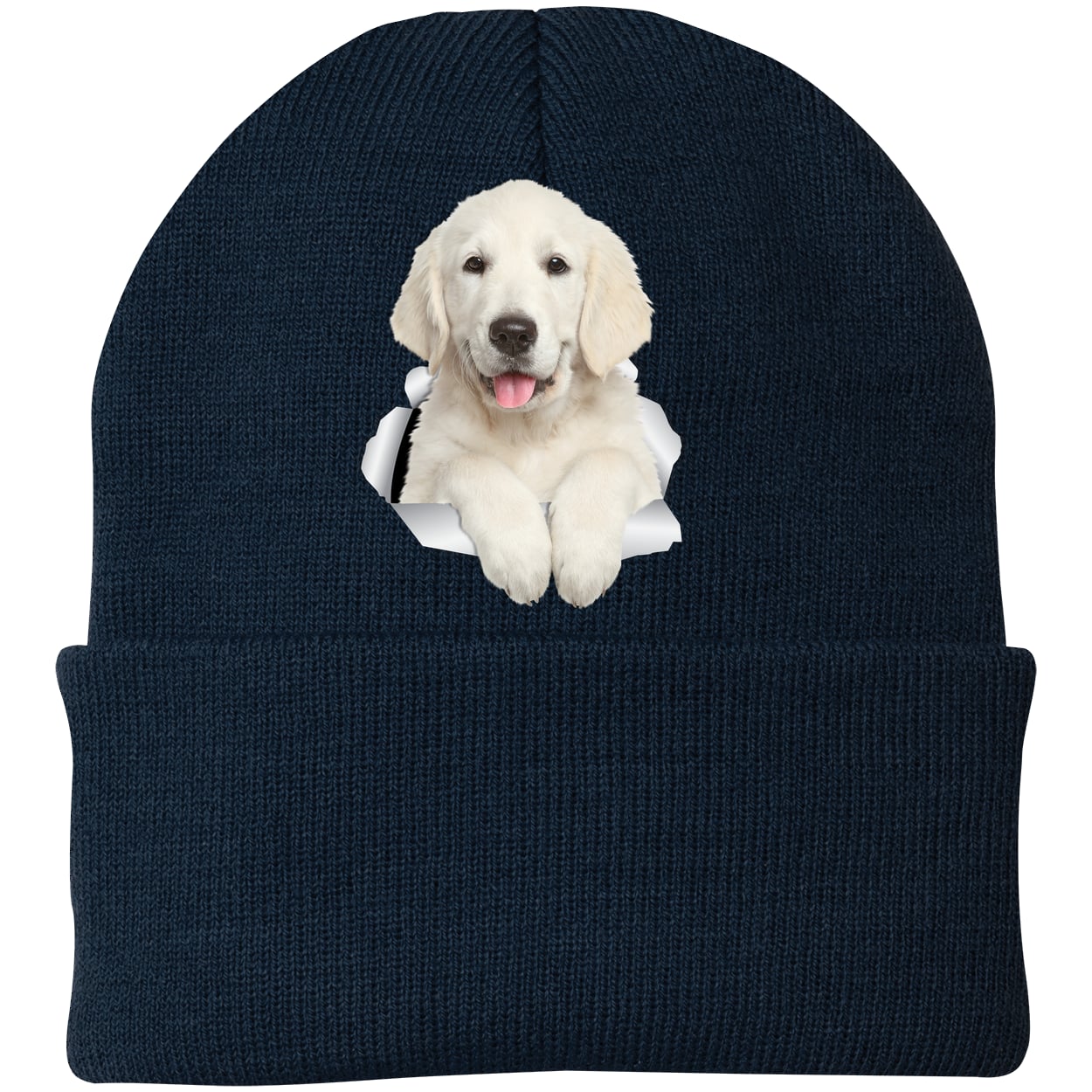 CP90 Port & Company Knit Beanie - Navy
