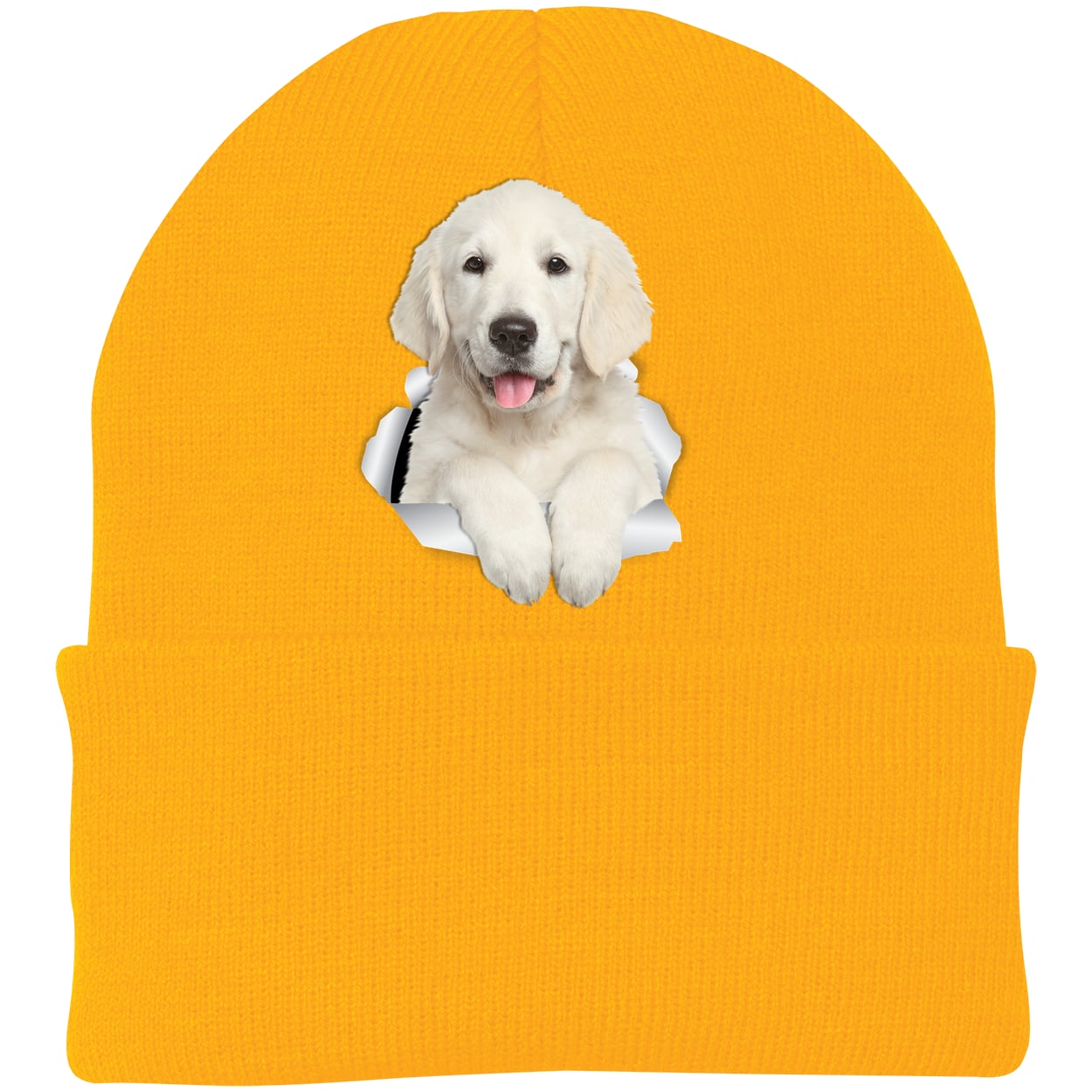 CP90 Port & Company Knit Beanie - Athletic Gold