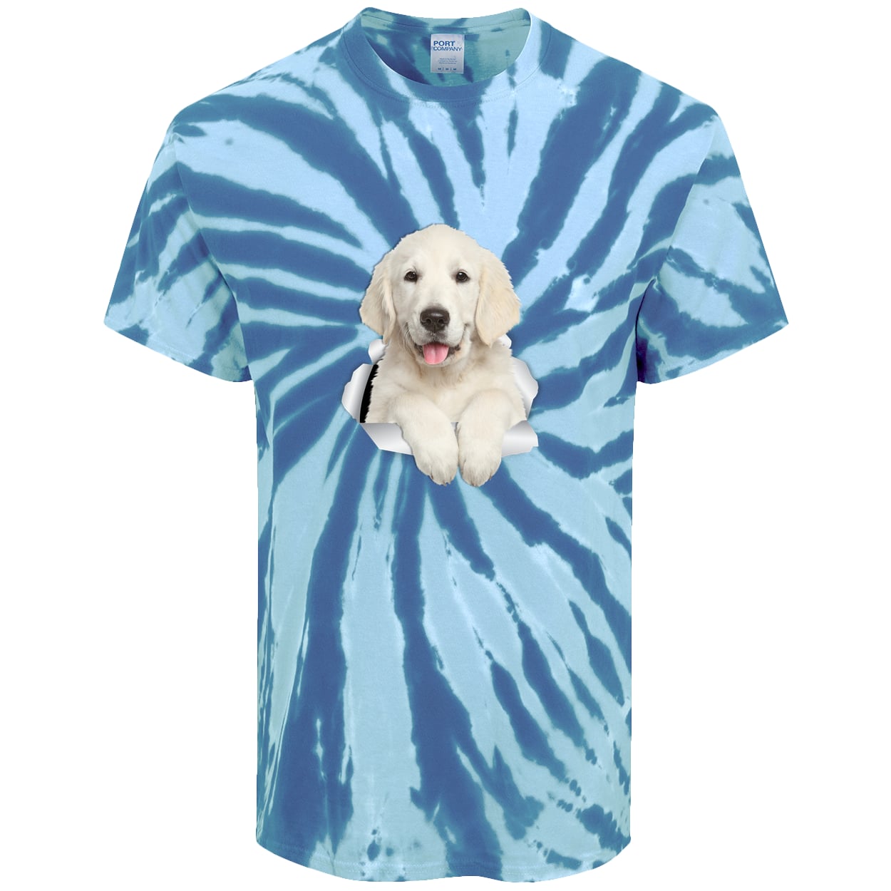 PC147 Port & Company Tie-Dye Tee - Royal