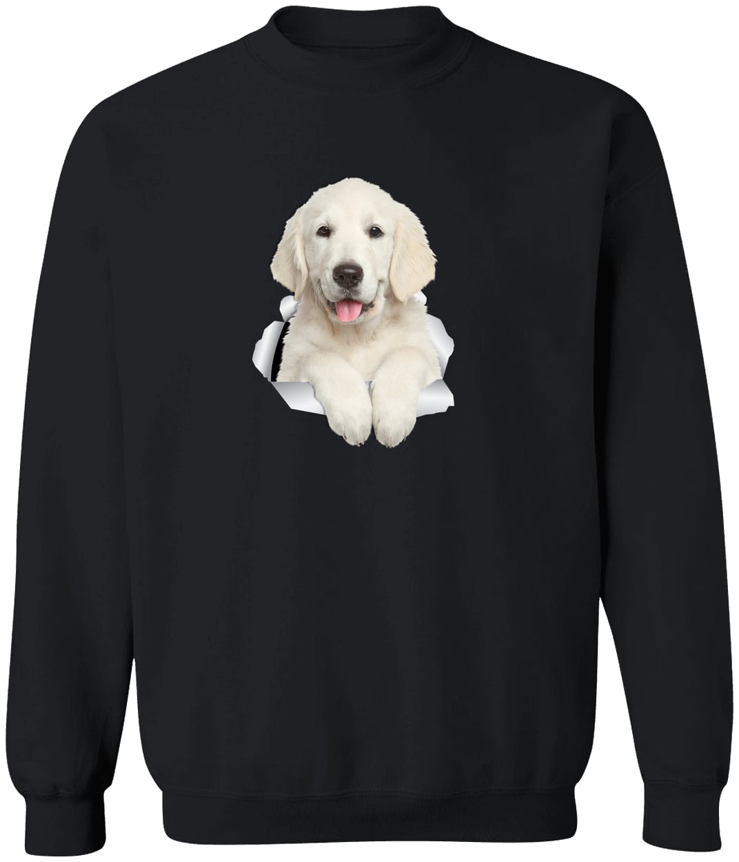 G180 Gildan Crewneck Pullover Sweatshirt - Black