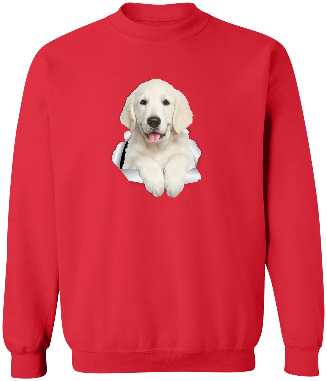 G180 Gildan Crewneck Pullover Sweatshirt - Red