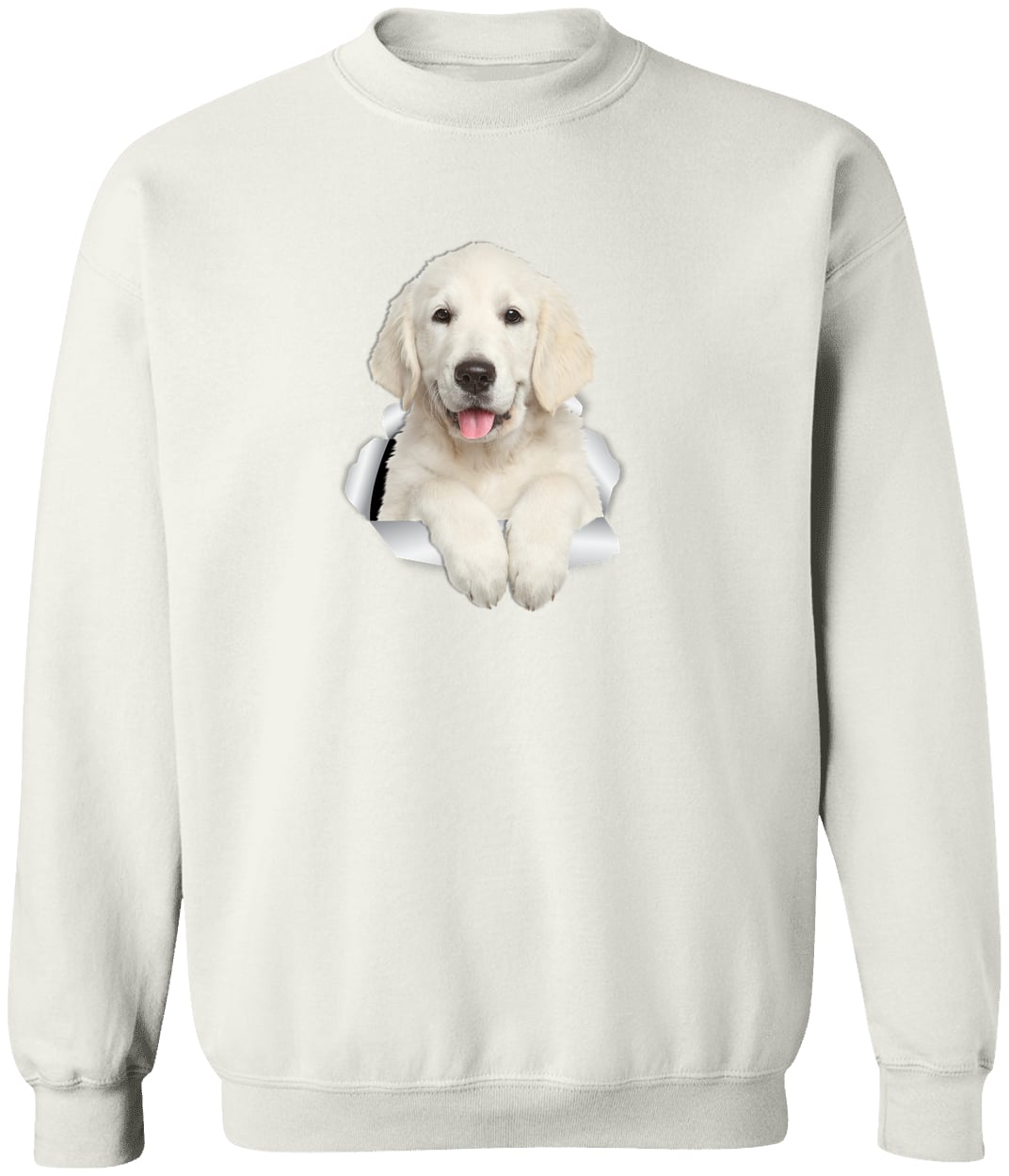 G180 Gildan Crewneck Pullover Sweatshirt - White