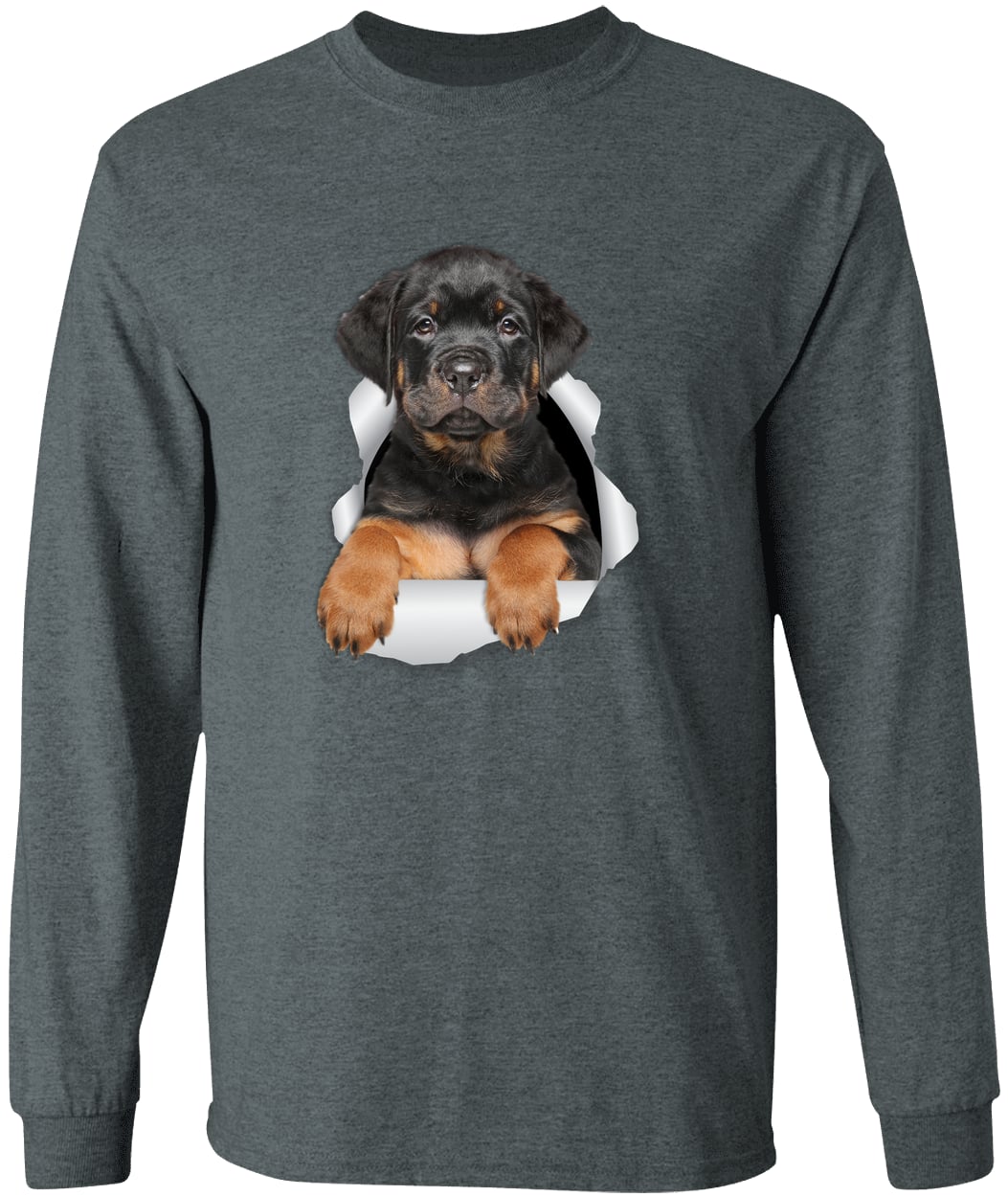 G540 LS T-Shirt 5.3 oz. - Dark Heather