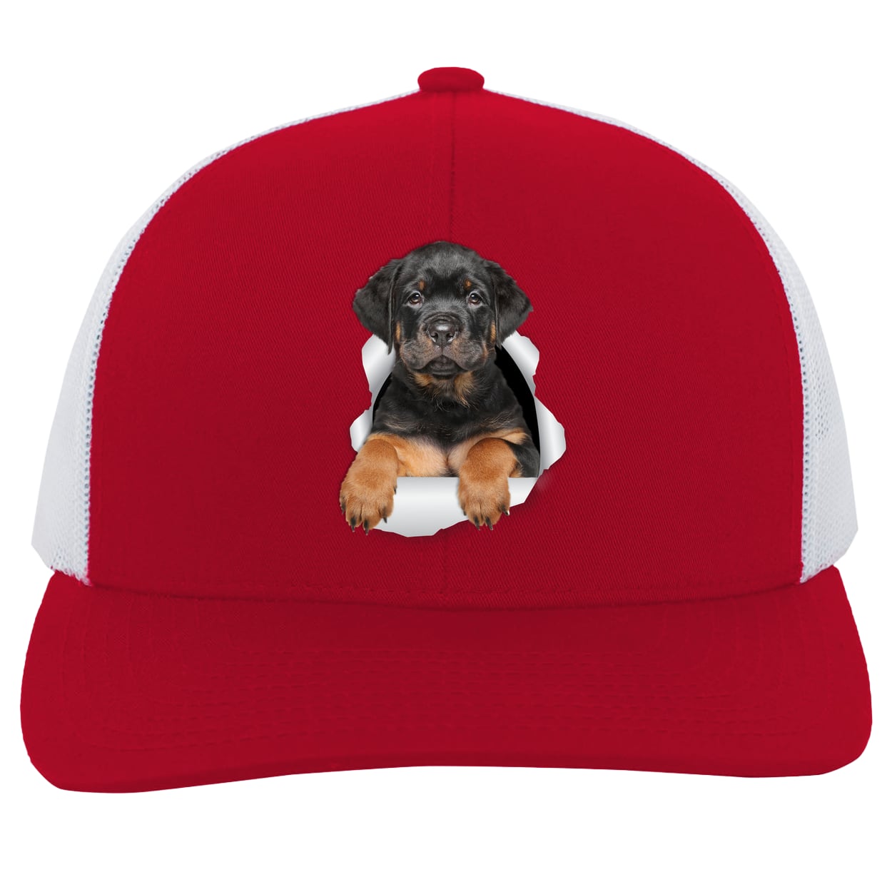 104C Trucker Snap Back - Red/White